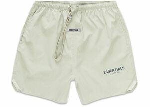 【SIZE:M】FEAR OF GOD ESSENTIALS Volley Shorts Alfalfa Sage 2020FW 新作 バレー ショーツ ショートパンツ グリーン セージ