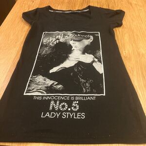 中古 Tシャツ M 送料¥185 ブラック S 半袖 黒