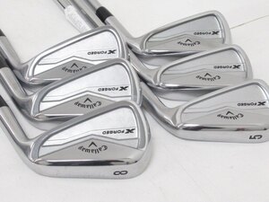 [3133]キャロウェイ X-FORGED 2024 アイアン　NSPRO MODUS3 TOUR115(S)　6本セット　（1312）