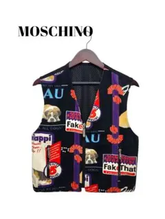 25840　MOSCHINO　バックメッシュ　ベスト