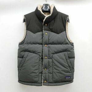 261322【XSサイズ】 patagonia Bivy ビビー リバーシブル ダウン ベスト Forge Grey グレー STY27588FA20 パタゴニア メンズ▲