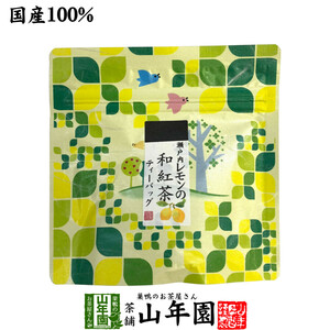 お茶 日本茶 紅茶 国産100% 瀬戸内レモンの和紅茶 ティーパック 2g×5包 ティーバッグ 送料無料