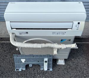 極美品 DAIKIN ダイキン ルームエアコン F22WTCXS-W 2019年製 6畳〜9畳用 2.2kW リモコン 背板付き ポンプダウン済み 動作品