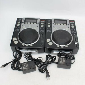 155)【2個セット】Vestax ベスタクス CDX-05 DJ用CDプレーヤー 通電OK