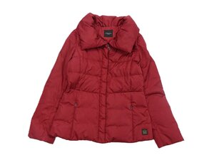 Max Mara/マックスマーラ ダウンジャケット レディース ワインレッド/ダークレッド/バーガンディベルト付