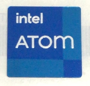 ■新品・未使用 ■10枚セット 第十一代【intel ATOM】エンブレムシール【14*14㎜】送料無料・追跡サービス付き☆P268