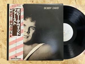 見本LP＊ボビー・デヴィッド ファースト