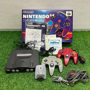 【現状品】『11-182』任天堂 Nintendo64 本体 コントローラー 64GBパック ASCIIPAD64 アスキーパッド など 箱付き