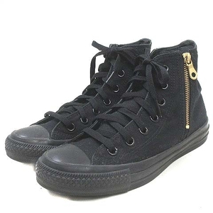 コンバース CONVERSE ALL STAR MN GOLDZIP スニーカー ハイカット サイドジップ キャンバス 1SC631 黒 ブラック US4.5 23.5cm 靴