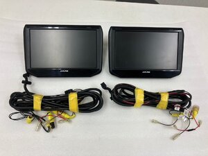 ヘッドレストモニター　WSVGA REARVISION 　リアビジョン　リアモニター2台セット！　9インチ　SSA9T　アルパイン　ALPINE　映像確認済　