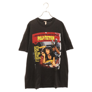 VINTAGE ヴィンテージ 90S VINTAGE PULP FICTION パルプフィクション ウィンターランド プリントTシャツ 半袖カットソー ブラック