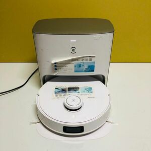 ECOVACS エコハックス DEEBOT T10 PLUS 吸引＋拭くタイプ ロボット掃除機 DBX33-22 自動ゴミ収集機 動作確認済、