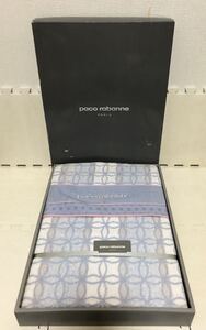 新品未使用★ PACO RABANNE パコラバンヌ タオルケット インテリア 家庭用品 タオル ブランド イタリア製