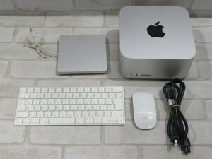 ▲04316 Ω 新TTPC 1589m 保証有 Apple A2615 Mac Studio 2022 / Apple M1 Max / 32GB / SSD:1TB / キーボード+マウス+USBドライブ付