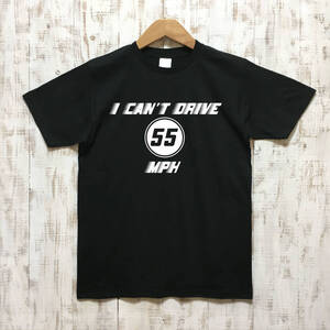 ■55MPH Tシャツ■Sサイズ（ブラックxホワイト）FORD CHEVROLET DODGE MOPAR