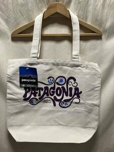 新品 patagonia キャンバストートバッグ オールドパタゴニア アメリカ製 希少品 surf 花 フラワー ヒッピー エコバッグ デッドストック