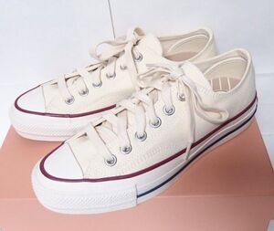 CONVERSE ADDICT コンバース アディクト 1SD398 CHUCK TAYLOR CANVAS OX チャックテイラー US6 / 24.5cm NATURAL