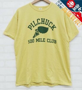 8T4613【クリックポスト対応】WAREHOUSE 4064 セコハン PILCHUCK 500MILE CLUB ウイングフット 半袖Tシャツ ウエアハウス 2nd hand