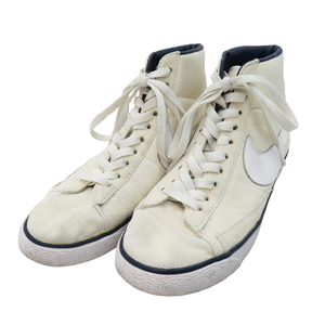 NIKE ナイキ × A.P.C. BLAZER MID VNTG 648512-100 ハイカットスニーカー ホワイト系 24.5cm [240101201037] レディース