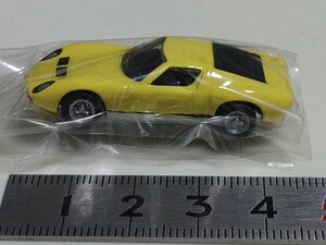 送料120円〜 京商 1:100 ランボルギーニミニカー　ミウラSV イエロー　1/100 　サークルＫサンクス　49334157