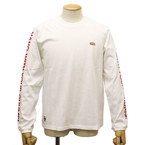 CHUMS (チャムス) CH01-2276 HWYC LS T-Shirt ロゴ 長袖Tシャツ CMS148 W014WhitexRed M