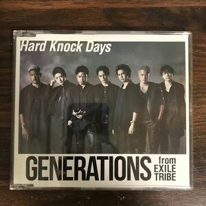 (D493-1)中古CD100円 GENERATIONS from EXILE TRIBE Hard Knock Days