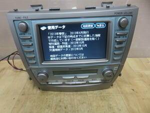 ★動作保証付/V7786　TOYOTA カムリ ACV40　86100-33215　純正HDDナビ　2013年　CD　MD再生OK　本体のみ　タッチパネル正常