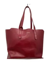 FURLA トートバッグ PVC レッド