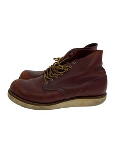 RED WING◆レースアップブーツ・6インチクラシックプレーントゥ/27cm/RED