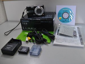 ☆綺麗【パナソニック / Panasonic LUMIX デジタルカメラ DMC-TZ3-K ブラック】28-280ｍｍ 元箱付属品あり P11375