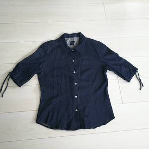 ★GAP ギャップ ストレッチ XS/TP 半袖シャツ★レーヨン