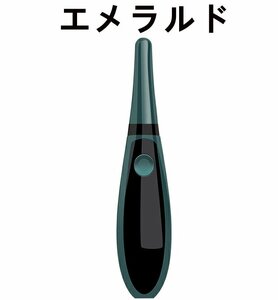 【まつげが傷めず】ホットビューラー USB充電式 まつげカーラー 10秒予熱感知 まつげくるん上向き まつげ まつ毛 カール（エメラルド）