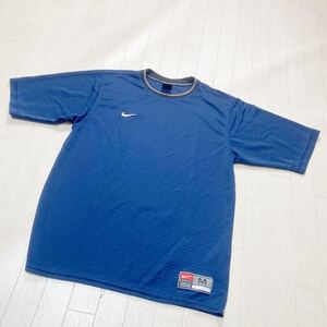 3956☆ NIKE ナイキ トップス 半袖Tシャツ メンズ スポーツ カジュアル メンズ M ネイビー ボーダー柄