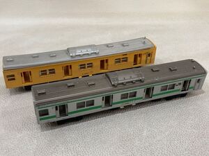 R4L074◆ ヨネザワ Yonezawa ダイヤペット Diapet JR 37B 中野 73T クハ 205-1 鉄道模型 2点セット