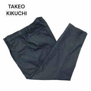 TAKEO KIKUCHI タケオキクチ 通年 Tailored Denim★ ストレッチ テーパード デニム スラックス パンツ ジーンズ Sz.3 メンズ　A4B01806_4#R