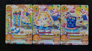 アイカツ★2014 3弾N★デコラッピング3枚セット★