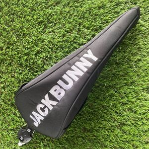 新品 パーリーゲイツ ジャックバニー　JACKBUNNY ゴルフ ヘッドカバー フェアウェイ　FW 黒 ブラック　即決 送料390円