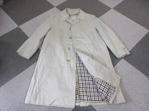 70s80s Aquascutum イングランド製 ライナー付き ステンカラーコート 38 アクアスキュータム ヴィンテージ オールド バルマカーン Aqua5