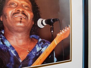 アルバート・コリンズ/アート ピクチャ 額装/Albert Collins/Texas Blues/Telecaster Custom/guitar/display/テキサス ギター/インテリア