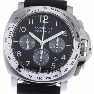 ★箱・保証書付き【PANERAI】パネライ ルミノール クロノグラフ PAM00162 自動巻き メンズ_735129