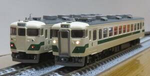 TOMIX 92364 JR 455系 東北色 3両基本セットB HG仕様 付属品取付済 残なし東北地域 仙台色 グリーンライナー 715系 719系併走等