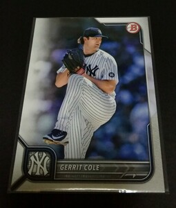 MLB 2022年Bowman ゲリット・コール(ヤンキース)No,95。Yankees GERRIT COLE 