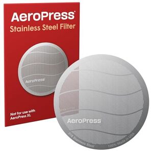 AeroPress ステンレススチール再利用可能フィルター - メタルコーヒーフィルター AeroPressオリジナル&