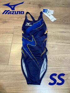 未使用 MIZUNO 競泳水着 マイティライン ハイカット サイズ SS FINAマーク無し どら焼き模様 競泳 水着 ミズノ 水泳 プール ハイレグ