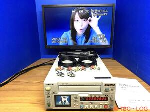 ★【動作保証】使用時間少★SONY ビデオデッキ MiniDV、ミニDV、スタンダードDV、DVCAM (DSR-25)★動作良好品★