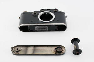 leica iiic body black leitz repaint ライカ iiic ブラックペイントボディ 後塗り ライツ 3c 黒