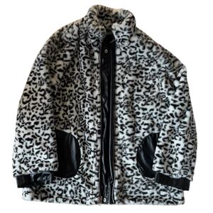 00s Japanese Label Y2K fur leather leopard jacket goa ifsixwasnine kmrii share spirit lgb obelisk 14th addiction gunda TORNADOMART