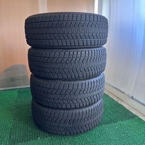 ●3399●冬タイヤ ブリヂストン BLIZZAK DM-V3 225/55R19 99Q 2022年製 中古品4本セット スタッドレス