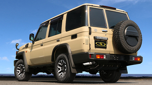 ガナドール ランドクルーザー70 ランクル70 3DA-GDJ76W マフラー リアピースのみ オールステンレス製 GDS-172 GANADOR Vertex 4WD SUV