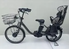 【美品】bikke モブ グレー 子ども乗せ 電動アシスト自転車